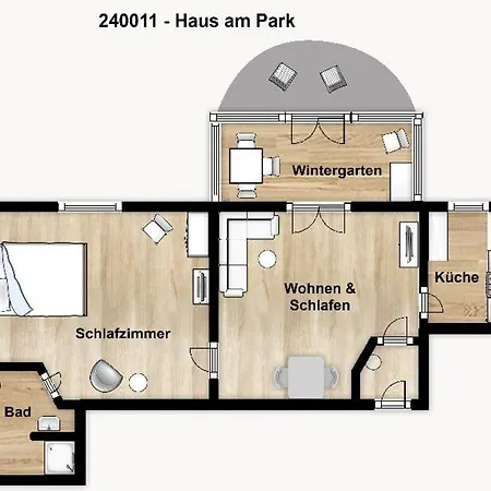 Apartmán Haus Am Park 11 Wangerooge
